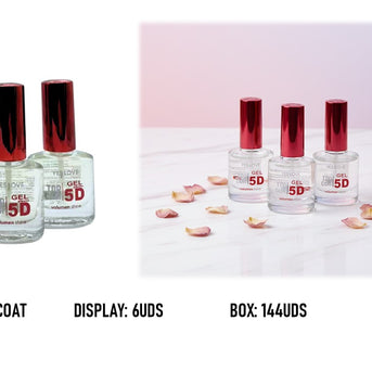 ESMALTE TOP COAT 5D EFECTO GEL REF:0371