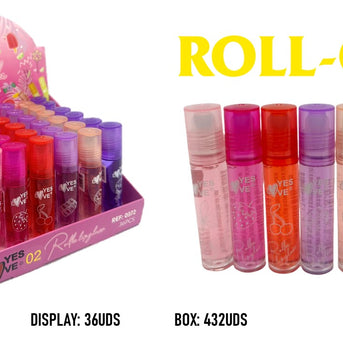 LIP GLOSS ROLL ON FRUTAS