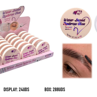 TRANSPARENT EYEBROW FIXING GEL WITH BRUSH