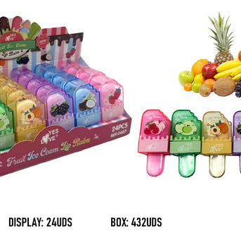 Ice Cream Fruit Lip Balm