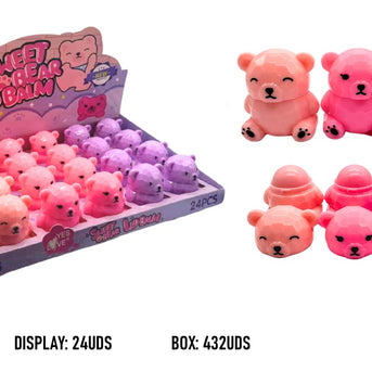 BÁLSAMO LABIAL OSITOS ROSAS SWEET BEAR