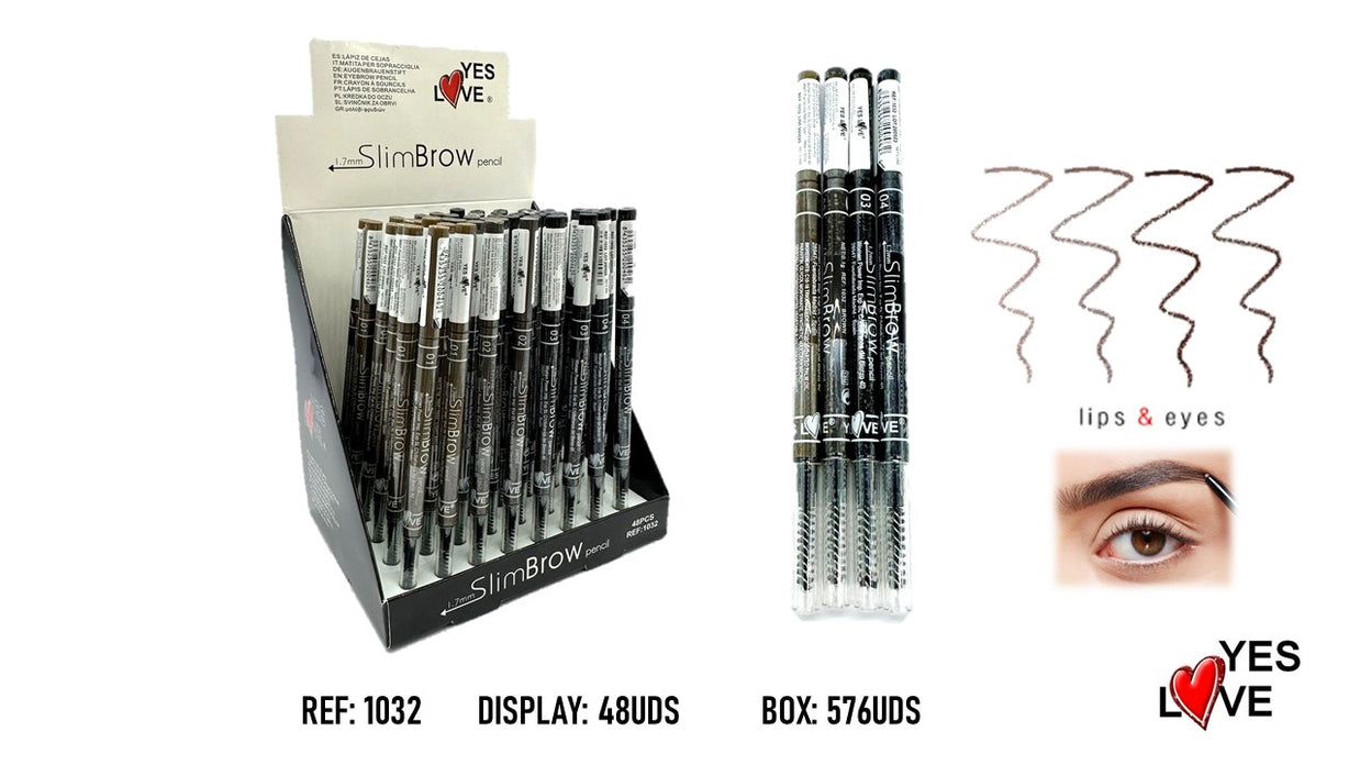AUTOMATIC EYEBROW PENCIL FOR EYES AND LIPS