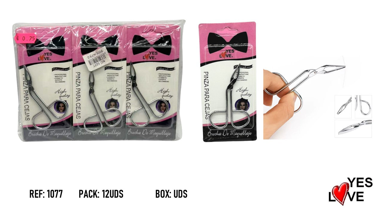 METAL SCISSOR-SHAPED TWEEZERS