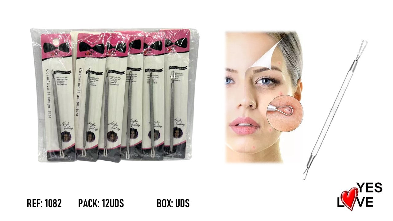 METAL BLACKHEAD EXTRACTOR HOOKS