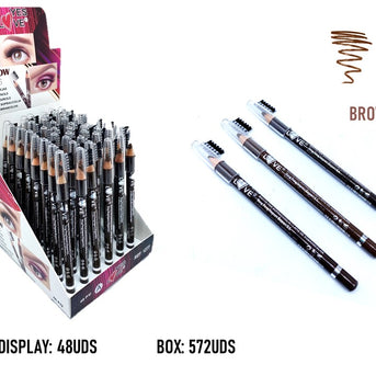 LAPIZ CEJAS + CEPILLO