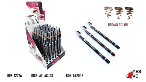 LAPIZ CEJAS + CEPILLO