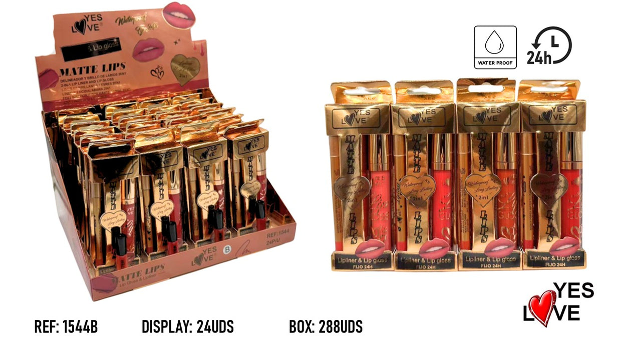 SET BRILLO LABIAL + LAPIZ LABIAL