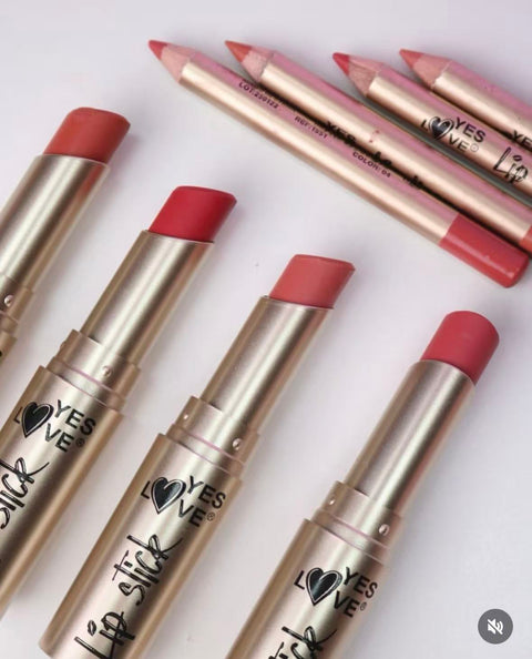 SET BARRA DE LABIOS + LAPIZ LABIAL