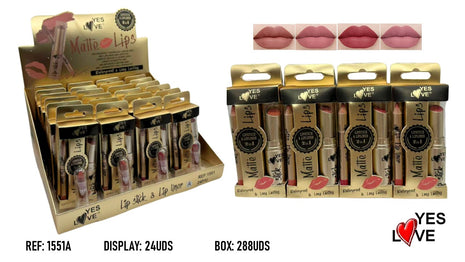 SET BARRA DE LABIOS + LAPIZ LABIAL