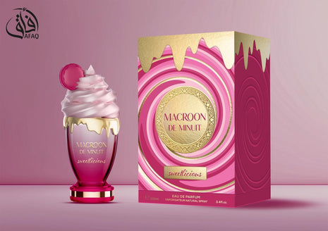 PERFUME ARABE 100ML AFAQ MACROON SWEETLICIOUS EDP (MUJER-8904174441176)