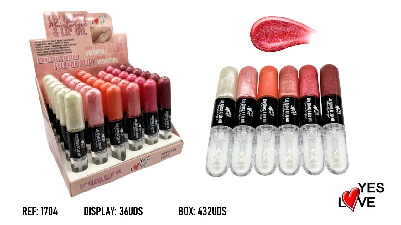 2-in-1 Double Lip Gloss