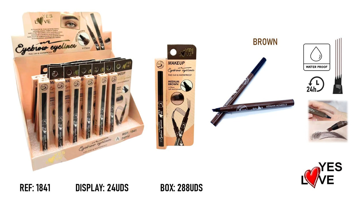 Medium Brown Microblading Eyebrow Marker Pen