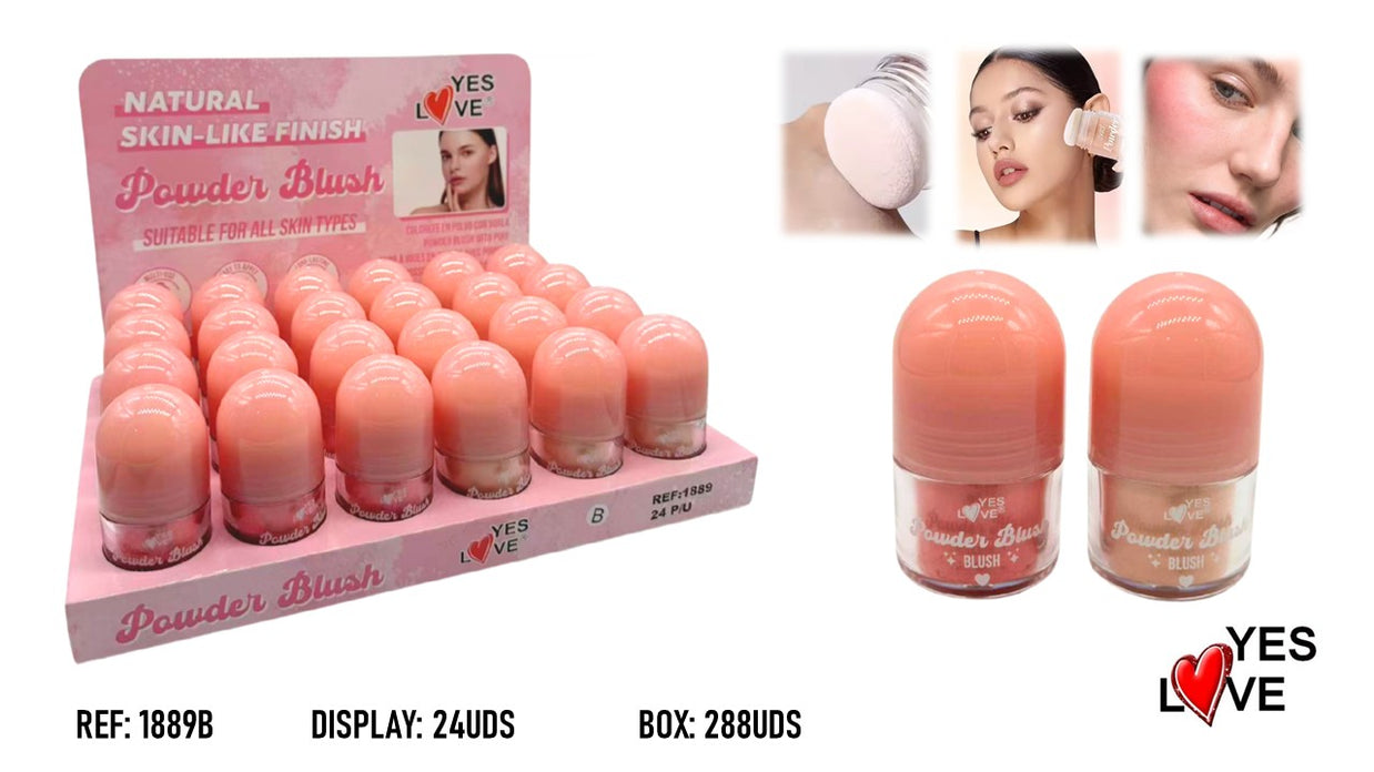 Powder Blush with Powder Puff