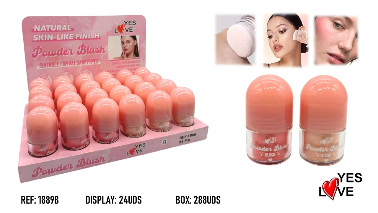 Powder Blush with Powder Puff