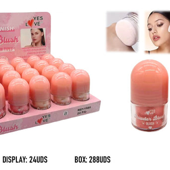 Powder Blush with Powder Puff