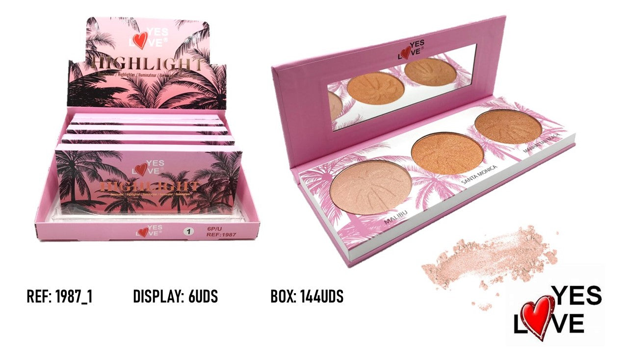 SET PALMERAS ILUMINADORES