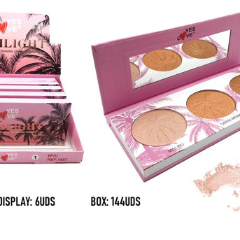 SET PALMERAS ILUMINADORES