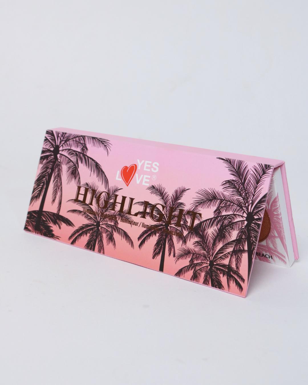 SET OF ILLUMINATING PALM TREES