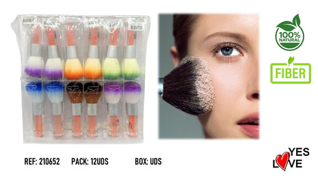 SOFT NATURAL HAIR BRUSH IN COLOR