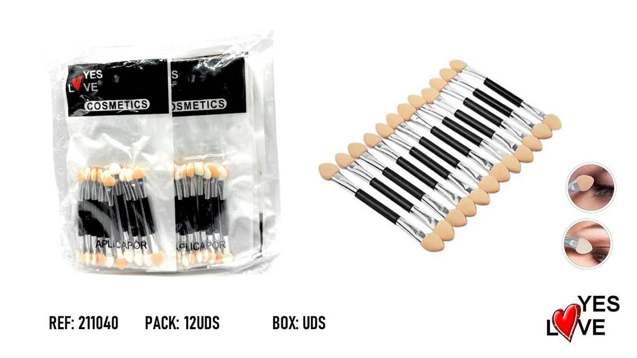 BLACK EYESHADOW APPLICATOR PACK