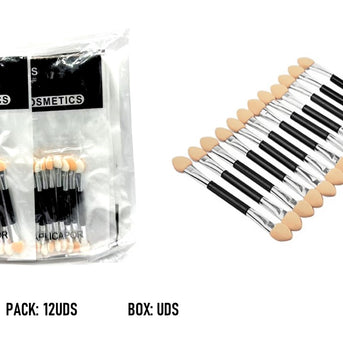 BLACK EYESHADOW APPLICATOR PACK