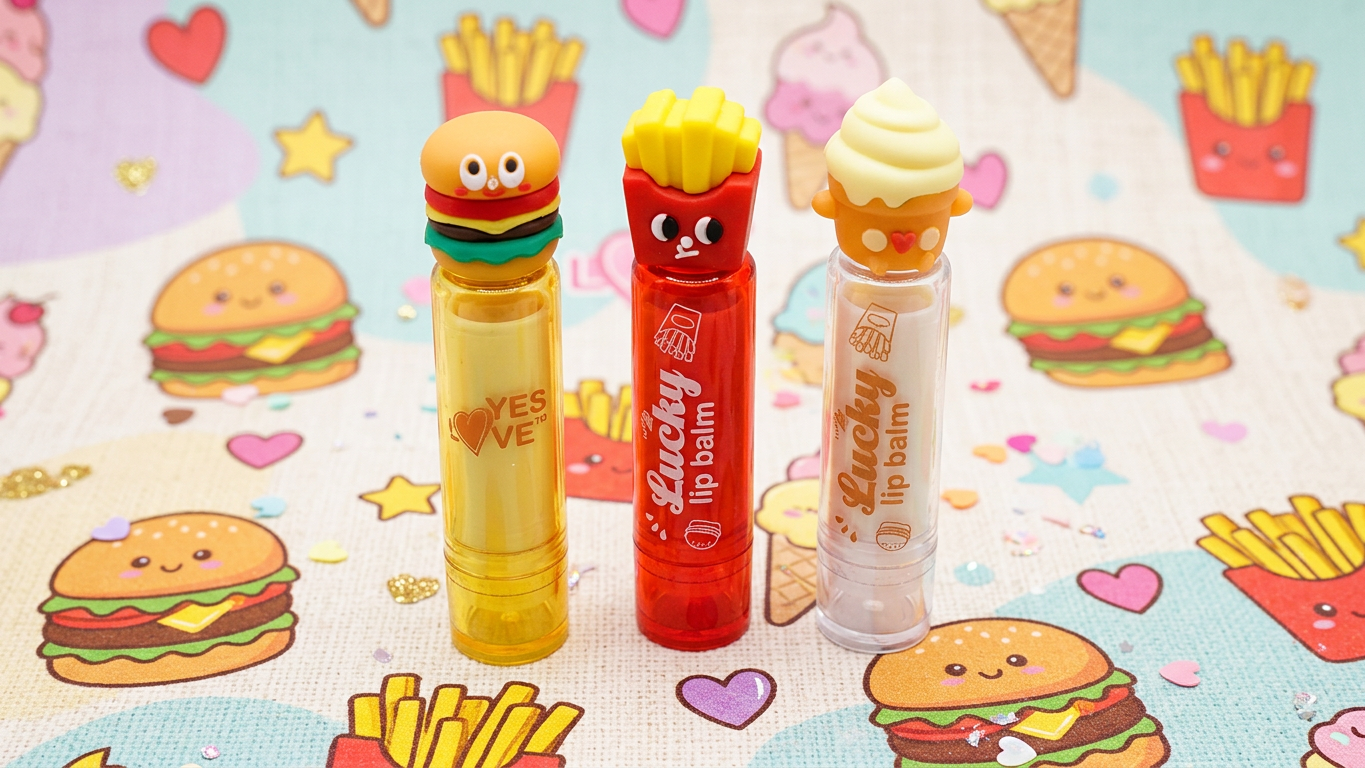 BALSAMO LABIAL FORMATO FLAVOUR BURGERS FRIES ICE