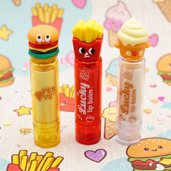 BALSAMO LABIAL FORMATO FLAVOUR BURGERS FRIES ICE
