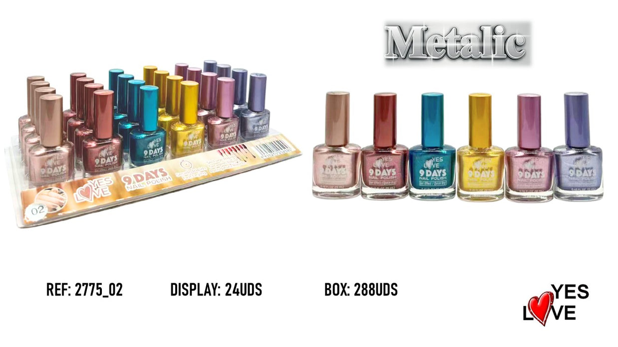ESMALTE DE UÑAS 9 DIAS REF: 2775_02