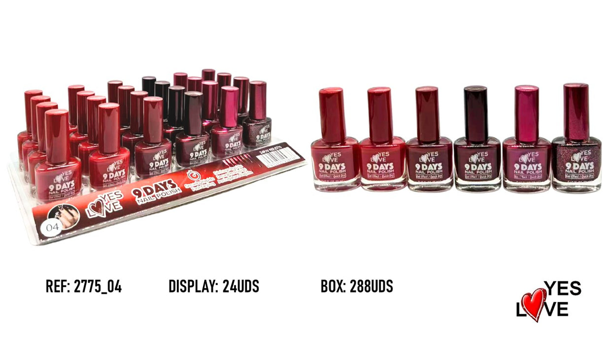 ESMALTE DE UÑAS 9 DIAS REF: 2775_04