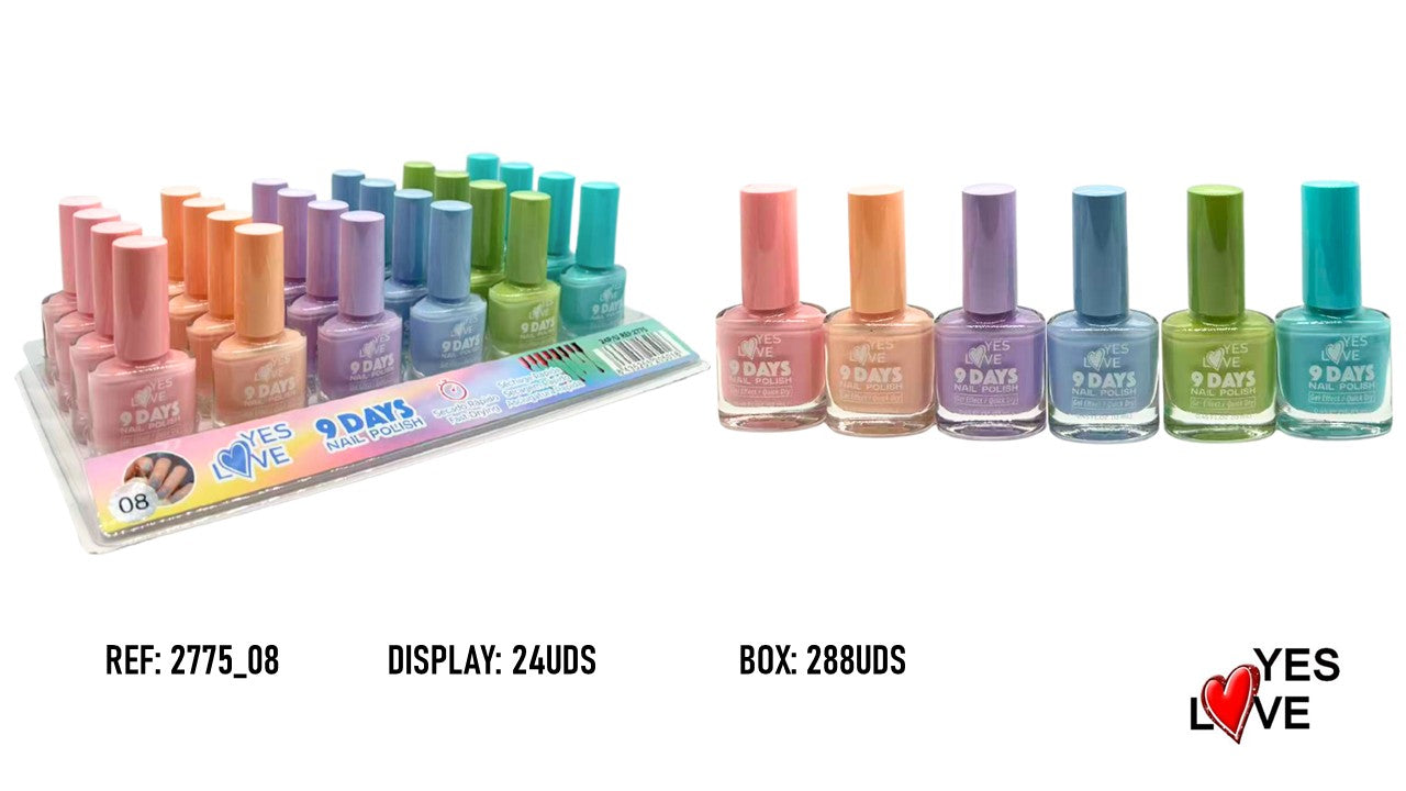 ESMALTE DE UÑAS 9 DIAS REF: 2775_08