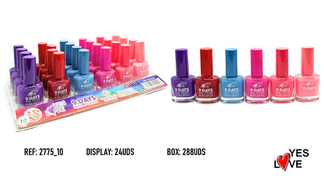 ESMALTE DE UÑAS 9 DIAS REF:2775_10