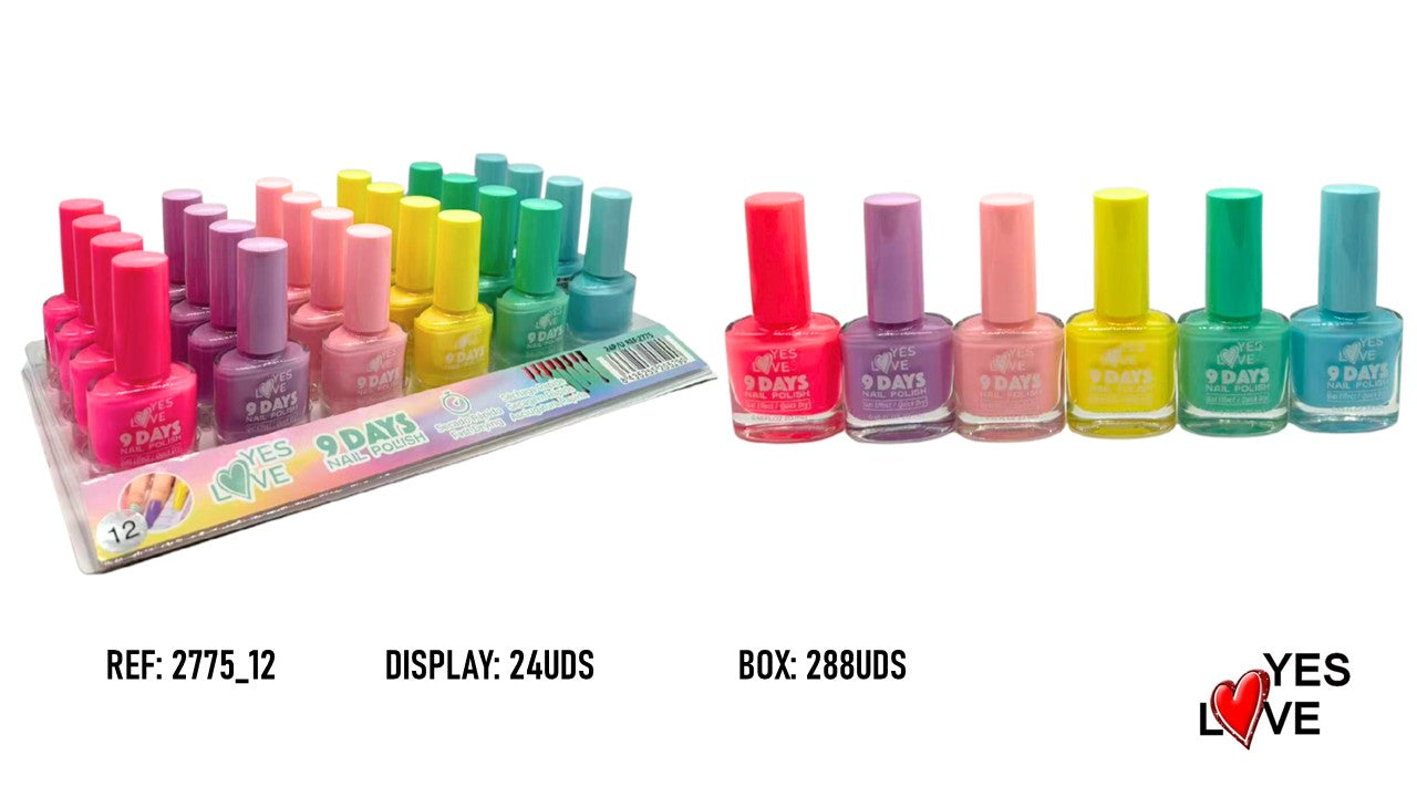 ESMALTE DE UÑAS 9 DIAS REF: 2775_12