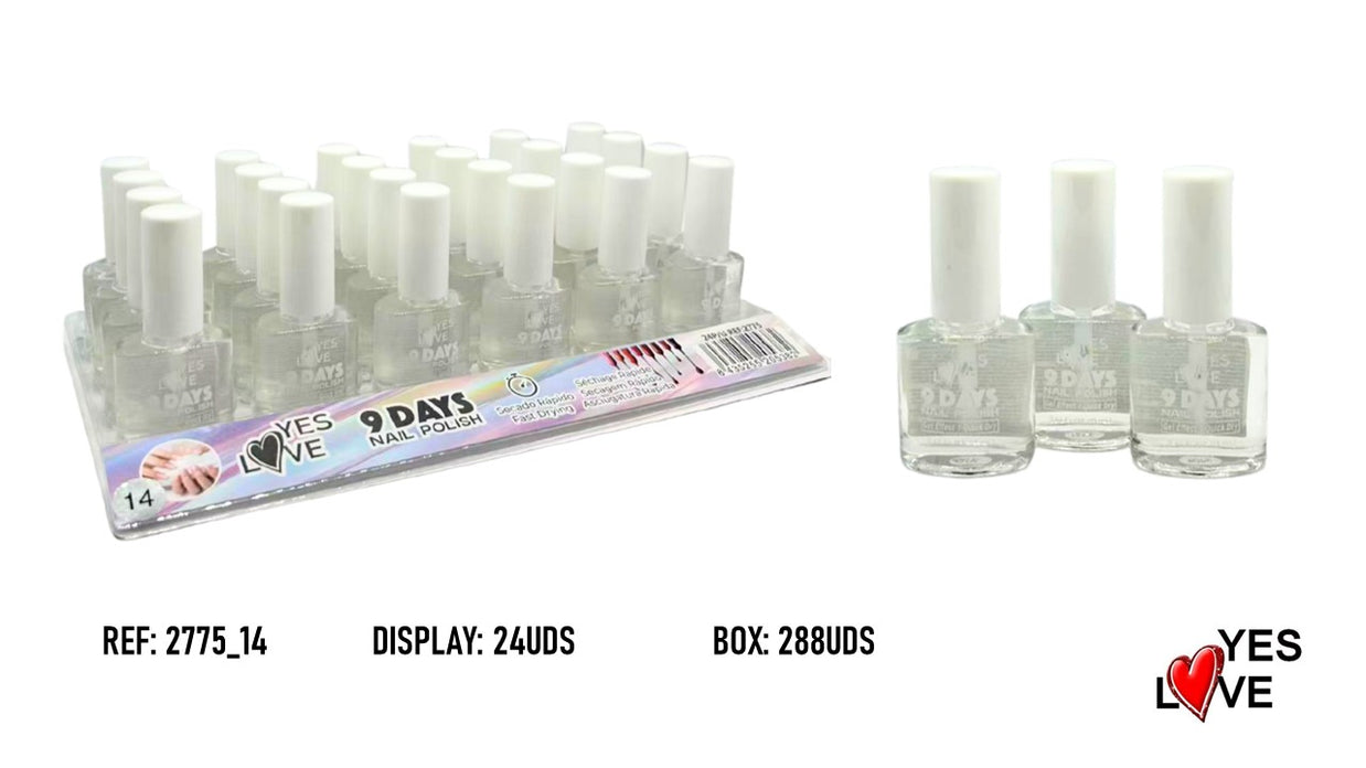 ESMALTE DE UÑAS 9 DIAS BASE COAT REF: 2775_14