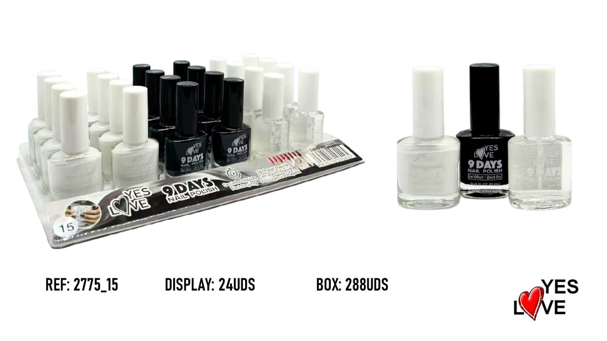 ESMALTE DE UÑAS 9 DIAS MIX REF: 2775_15
