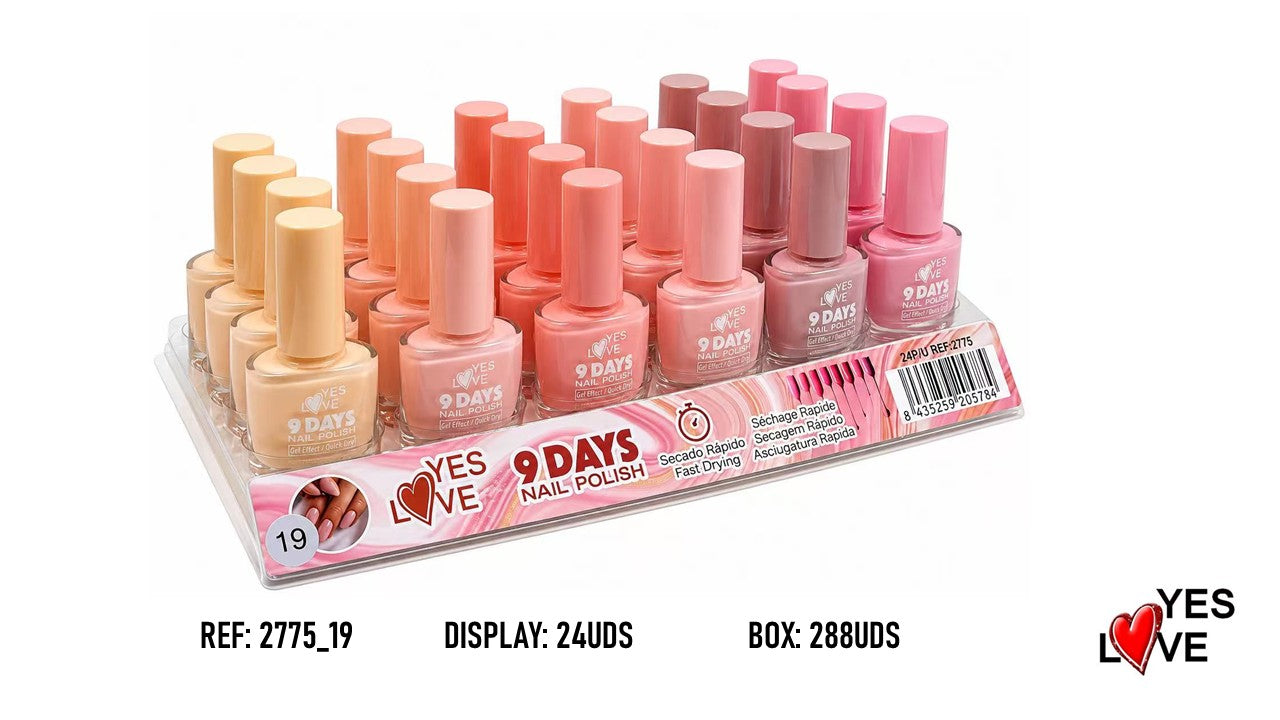 ESMALTE DE UÑAS 9 DIAS REF: 2775_19