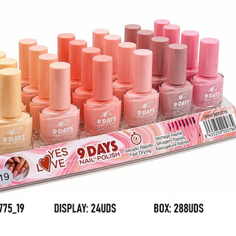 ESMALTE DE UÑAS 9 DIAS REF: 2775_19