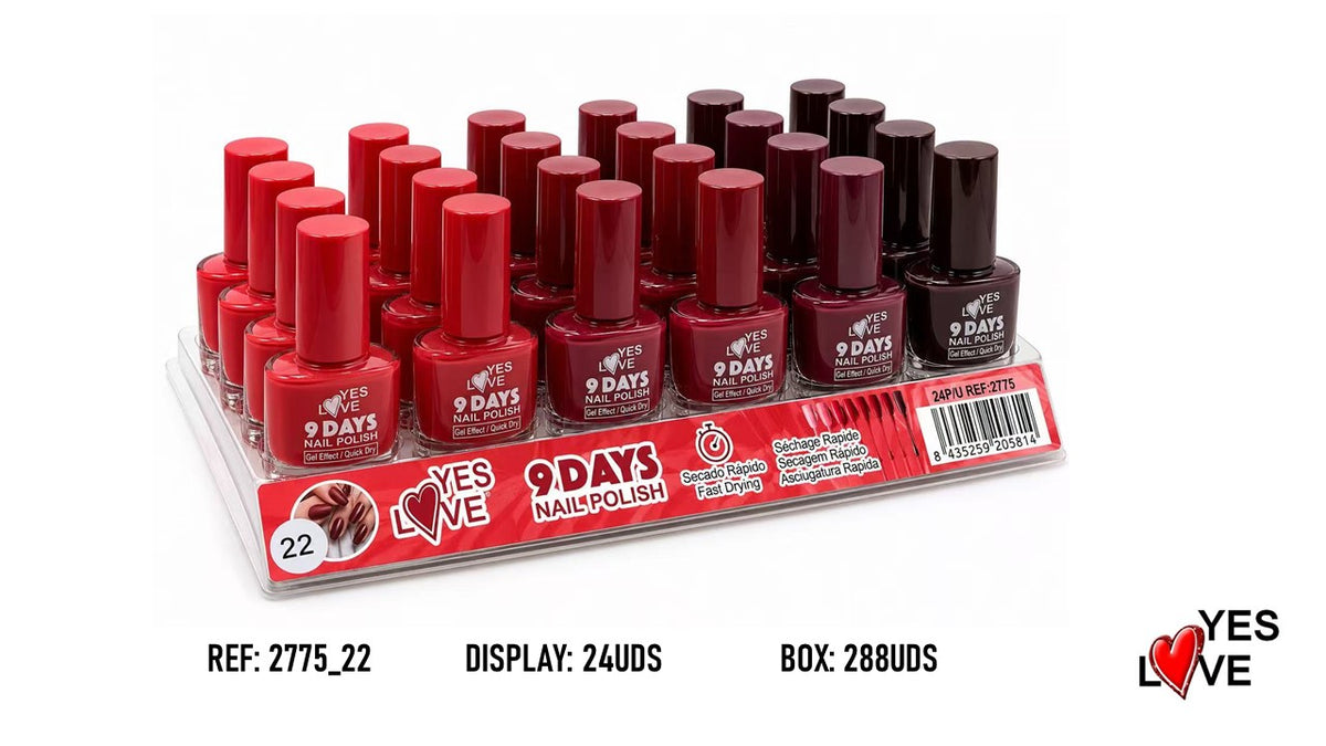 ESMALTE DE UÑAS 9 DIAS REF: 2775_22