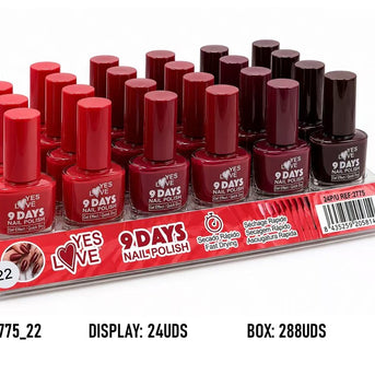 ESMALTE DE UÑAS 9 DIAS REF: 2775_22