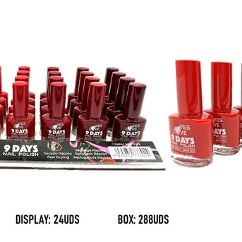 ESMALTE DE UÑAS 9 DIAS COLOR