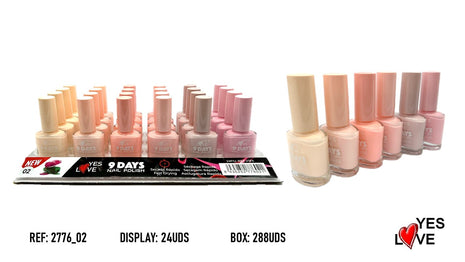 ESMALTE DE UÑAS 9 DIAS COLOR