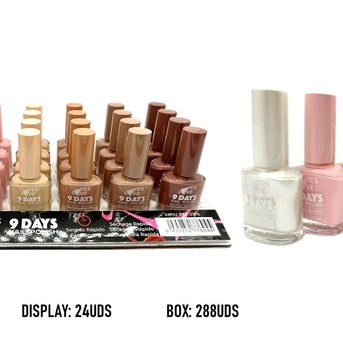 ESMALTE DE UÑAS 9 DIAS COLOR