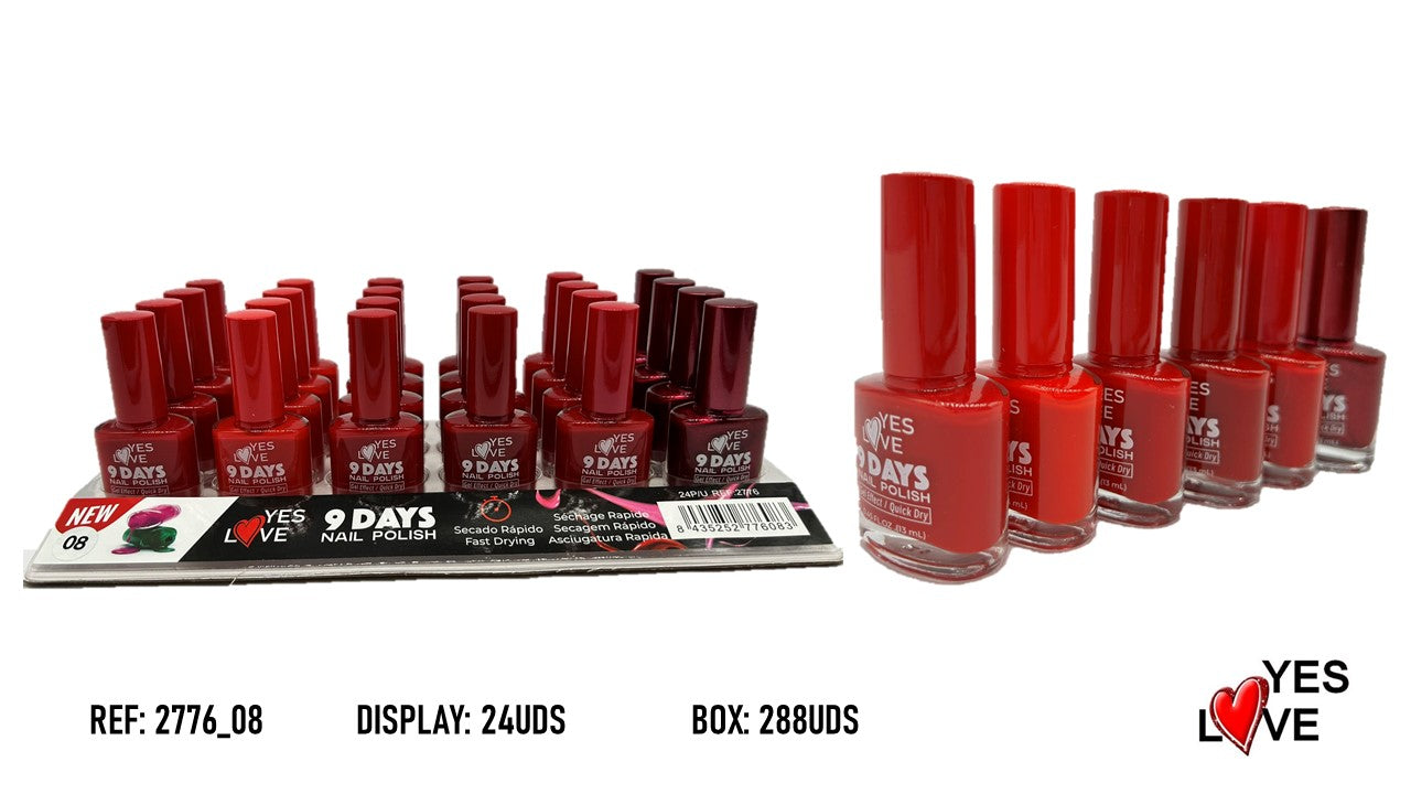 ESMALTE DE UÑAS 9 DIAS COLOR