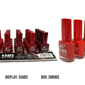 ESMALTE DE UÑAS 9 DIAS COLOR
