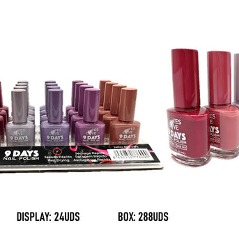 ESMALTE DE UÑAS 9 DIAS COLOR