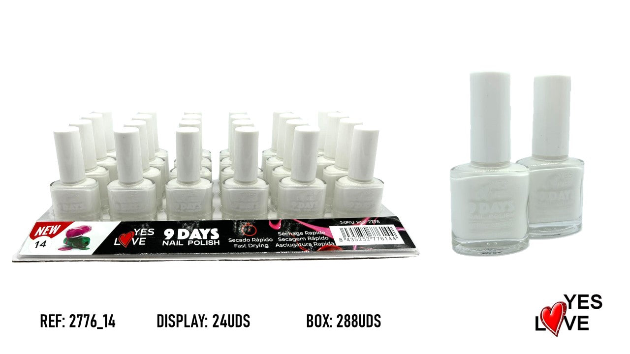 ESMALTE DE UÑAS 9 DIAS COLOR