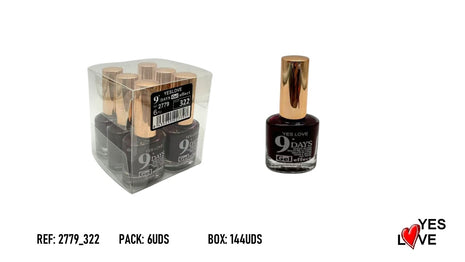 ESMALTES 9 DIAS 6UDS