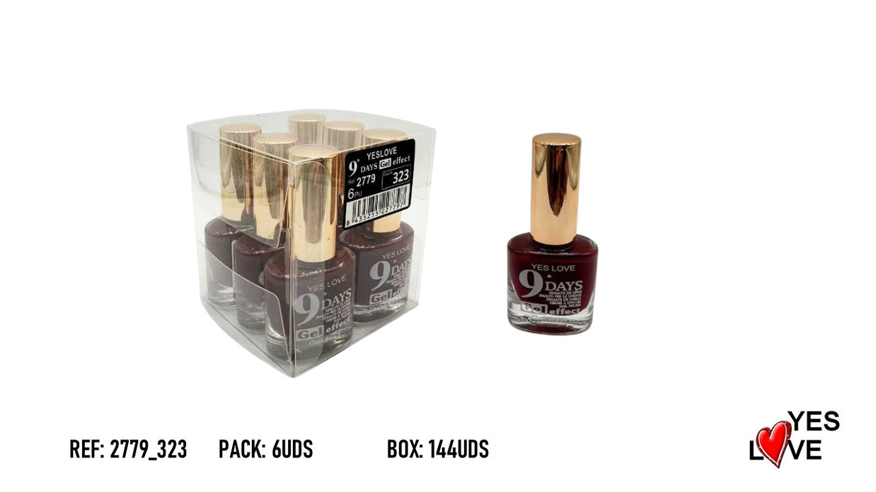 9-DAY NAIL POLISHES 6 UNITS