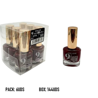 9-DAY NAIL POLISHES 6 UNITS