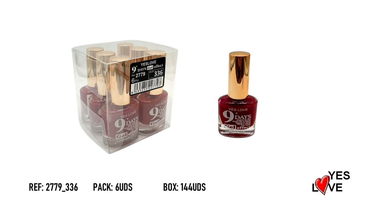 9-DAY NAIL POLISHES 6 UNITS