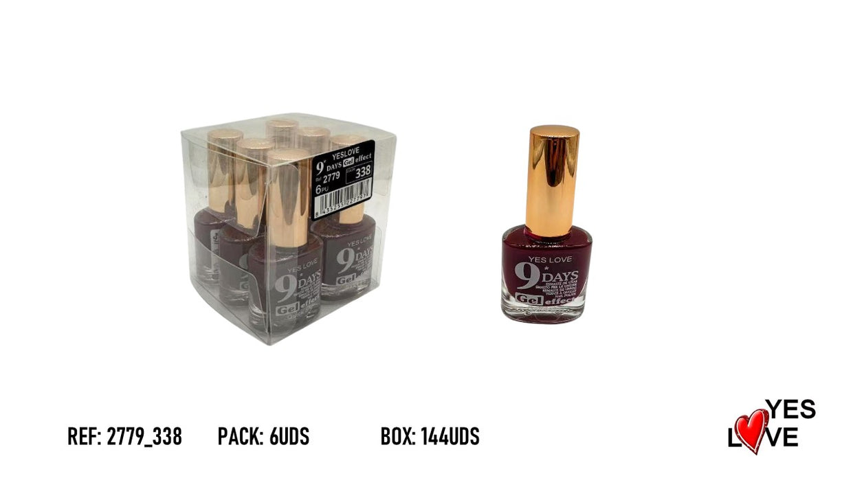 9-DAY NAIL POLISHES 6 UNITS